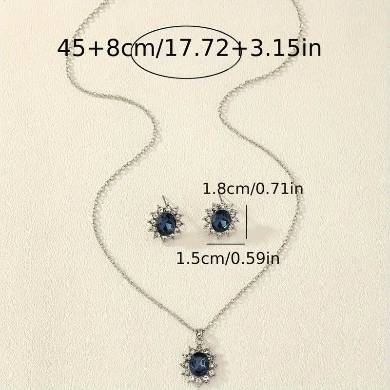 Katya Azuryn Jewelry Set | White Gold