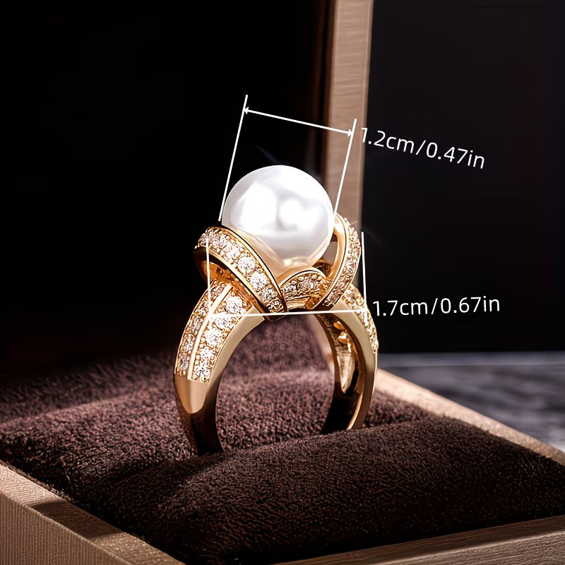 The Crown Pearl Ring