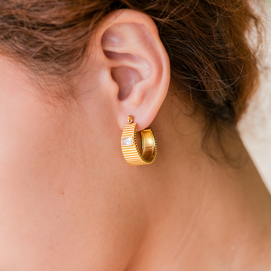 Carole Gold Hoops
