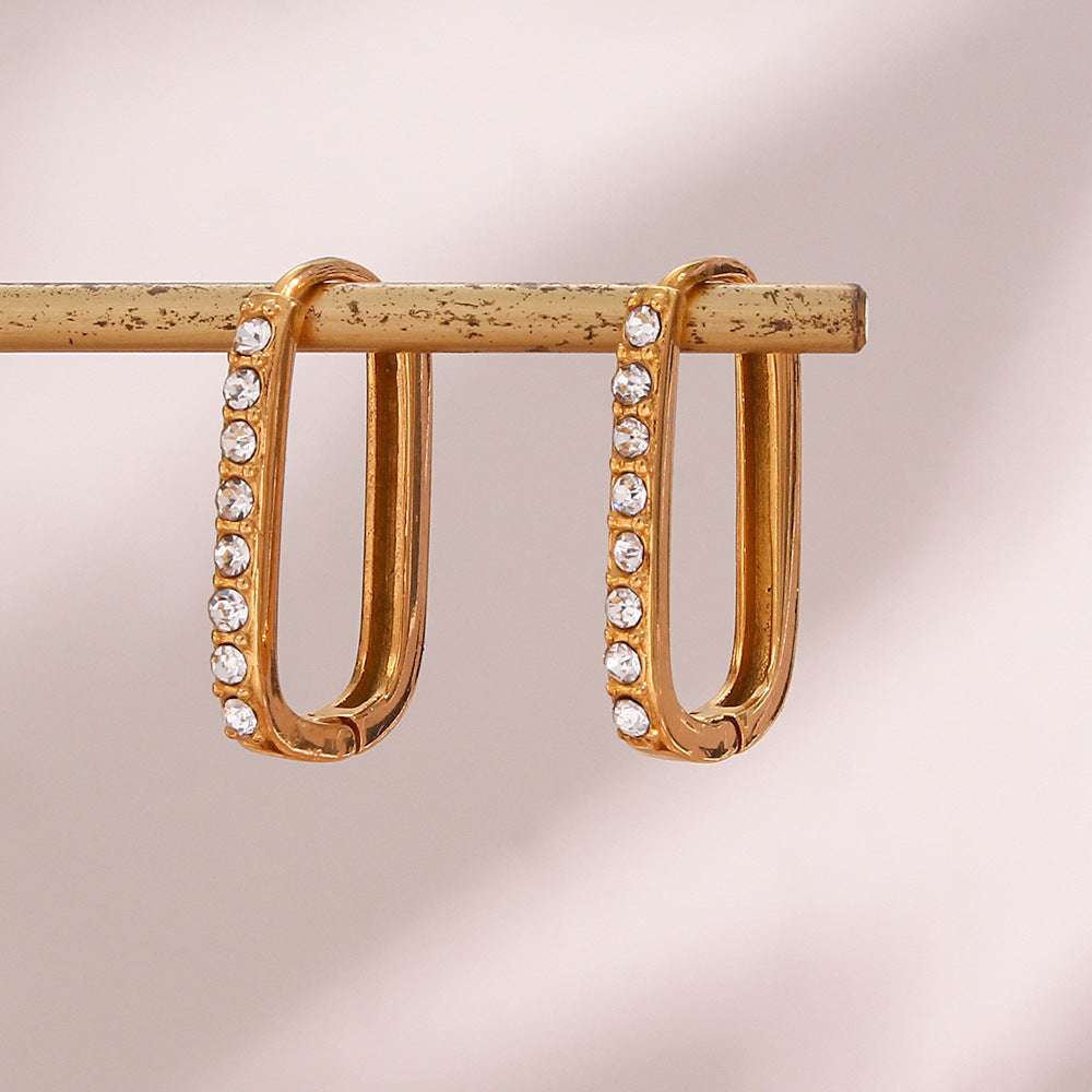 Maya Gold Hoops