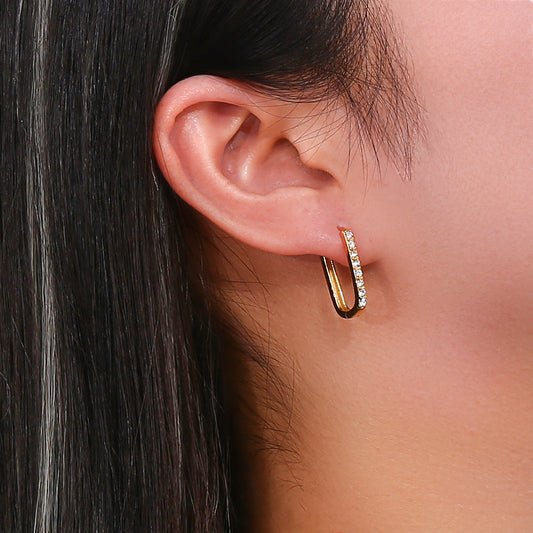 Maya Gold Hoops