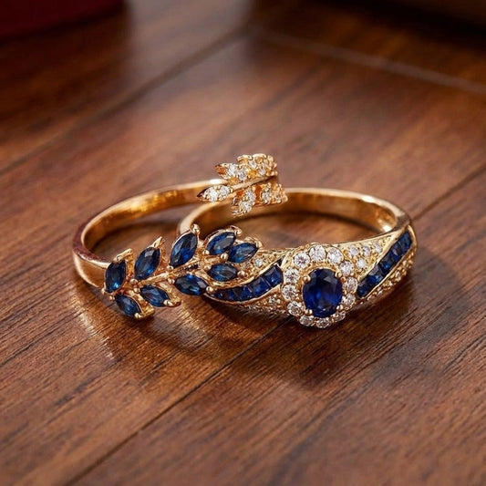 Avelisse Moraziel Ring Set | Gold
