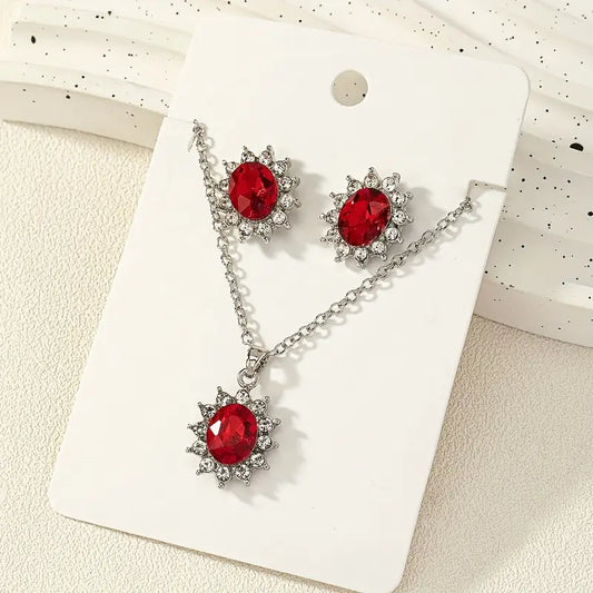 Katya Ruberyn Jewelry Set | White Gold