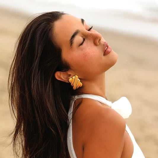 Pippa Two-Tone Earrings