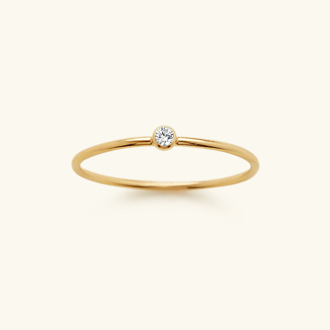 Amelia Birthstone Stackable Ring