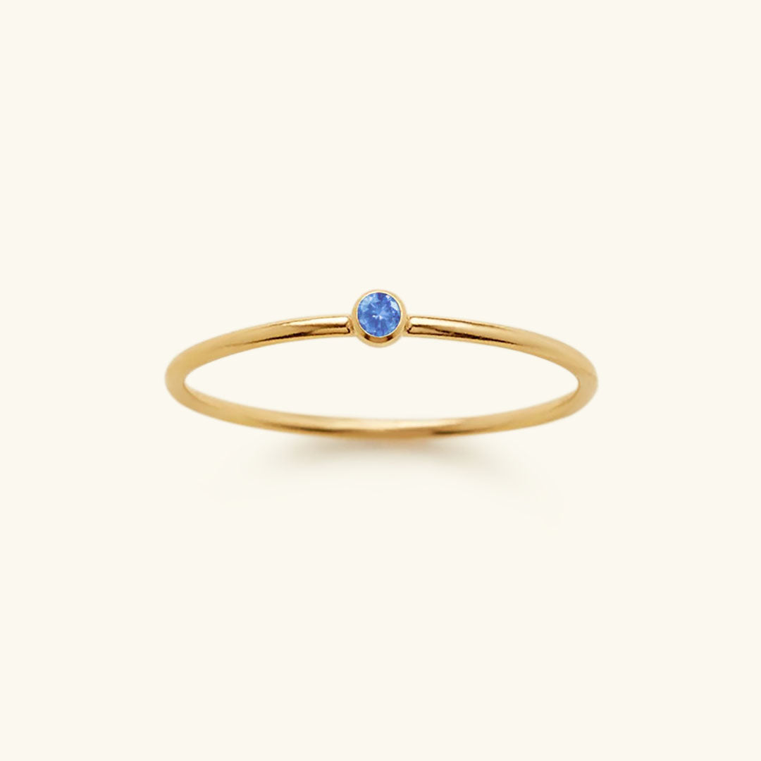Amelia Birthstone Stackable Ring