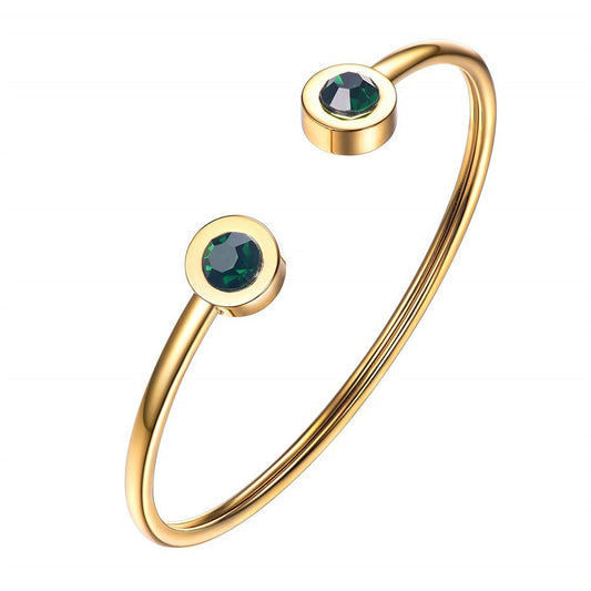 Verdant Cuff Bracelet | Gold