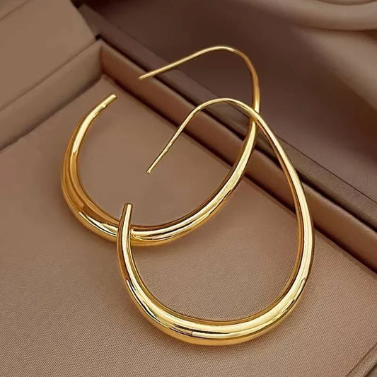 Antique Gold Hoops | Gold